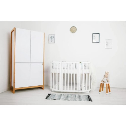 Ліжечко Angelo трансформер 7-в-1 (білий) (11025)