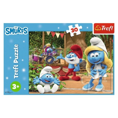 Пазл Trefl The Smurfs Смурфет і Смурфики 30 елементів (5900511183122)