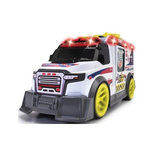 Спецтехніка Dickie Toys Функціональний автомобіль Швидка допомога з аксесуарами зі звуком та світловими ефектами 41 см (3307003)