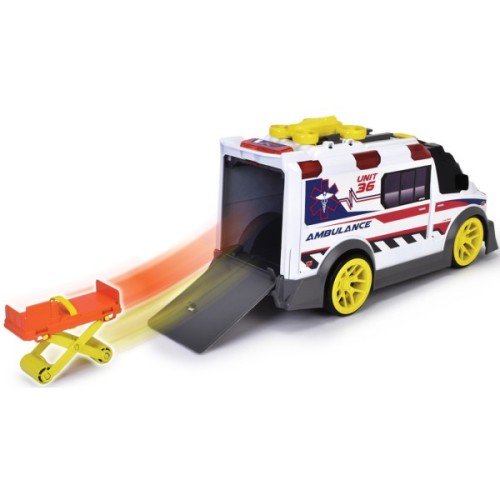 Спецтехніка Dickie Toys Функціональний автомобіль Швидка допомога з аксесуарами зі звуком та світловими ефектами 41 см (3307003)