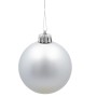 Ялинкова іграшка Chomik пластикові кульки 6 шт, 6 см, сріблясті (5900779893863_2)