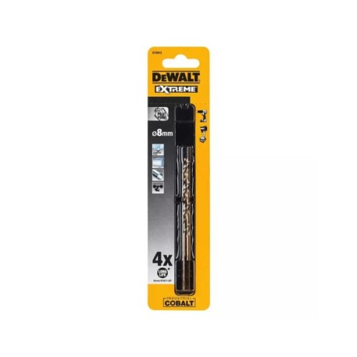 Свердло DeWALT EXTREME INDUSTRIAL COBALT HSS-CO, 8 х 117 х 72 мм (DT4912)
