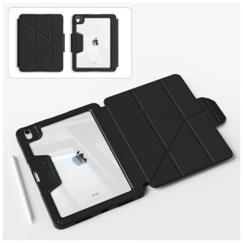 Чохол до планшета BeCover Rugged Origami Transparent Apple iPad Air 11" M4 2026 Black (715176)
