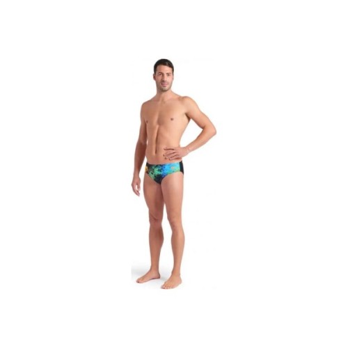 Плавки Arena Vibrant Swim Briefs 008940-550 чорний 90 (3468337526988)