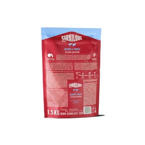 Сухий корм для собак Carnilove Active Salmon & Turkey Junior Large Breed 1.5 кг (8595602581382)