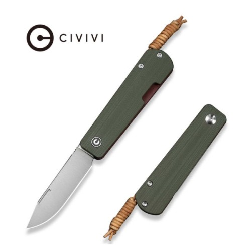 Ніж Civivi Slippy Sendy, Green G10, Satin (C24075B-1)