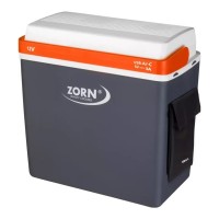 Автохолодильник Zorn Z-24 + USB 12 V сірий (4251702500954)