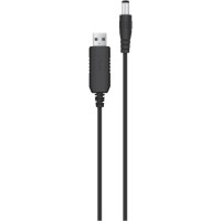 Кабель живлення USB to DC 5.5x2.5mm 9V 1.0m 1.0A ACCLAB (1283126565113)