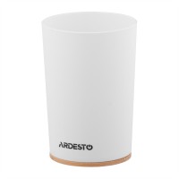 Стакан для ванної кімнати Ardesto Minimalism Білий (ARHB3105WB)