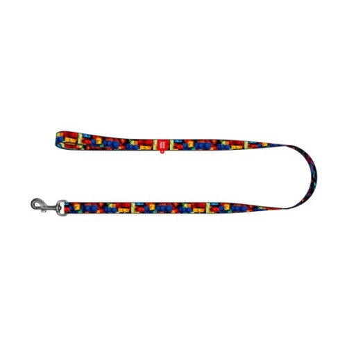 Повідець для собак WAUDOG Nylon "Блоки" S Ш 15 мм Д 200 см (756-4056)