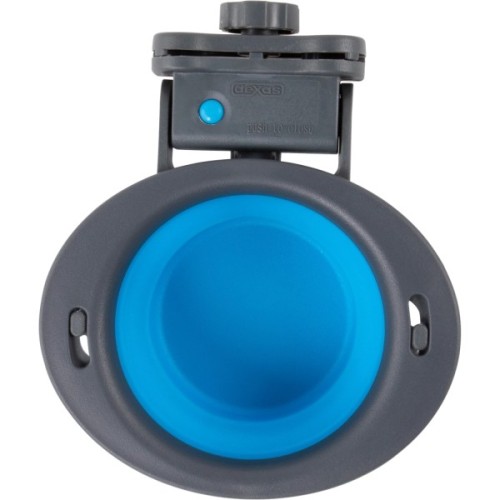 Посуд для собак Dexas Миска складна з кріпленням на клітку 240 мл блакитна (0084297309206)