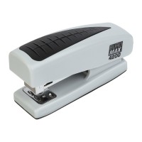 Степлер Buromax пластиковий, 20 аркушів, (скоби №24;26), 98 х 33 х 50 мм, сірий (BM.4200-09)