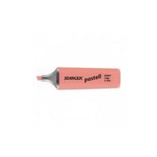 Маркер Stanger текстовий, 1-5мм, пастель, червоний 10 шт (MARKER-TXT-STPASTR10)