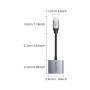 Перехідник USB-C M to 3.5mm F + USB-C F PD60W Cabletime (CA915750)
