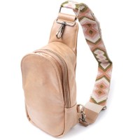 Сумка Vintage З екошкіри Світло-коричнева (22790)