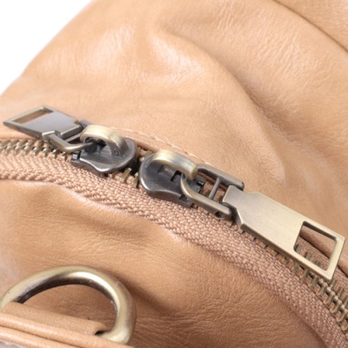 Сумка Vintage З екошкіри Світло-коричнева (22790)