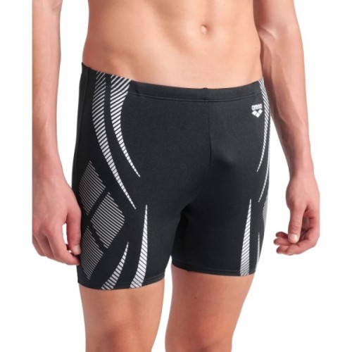 Плавки Arena Poseidonia Swim Mid Jammer 009091-501 чорний, білий 90 (3468337537274)