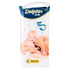 Підгузки Dolphin Maxi 7-18 кг 32 шт (8680131203390)