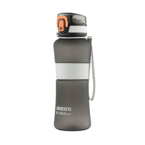 Пляшка для води Ardesto Balance 650мл чорний (AR2265BL)