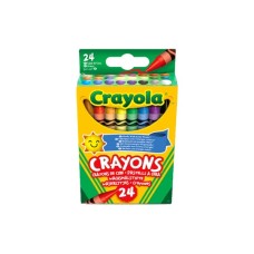 Олівці кольорові Crayola воскові, 24 шт (0024)