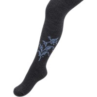Колготки дитячі BNM з квітами (M0C0301-1215-5G-darkgray)