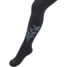 Колготки дитячі BNM з квітами (M0C0301-1215-5G-darkgray)