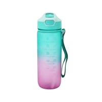 Пляшка для води Gusto Went зелено-фіолетова 600 мл (GT-699015-600)
