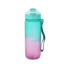 Пляшка для води Gusto Went зелено-фіолетова 600 мл (GT-699015-600)