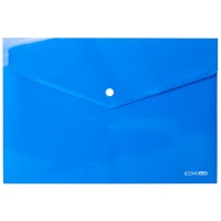 Папка - конверт Economix А4 180 мкм фактура "глянець", синя (E31301-02)