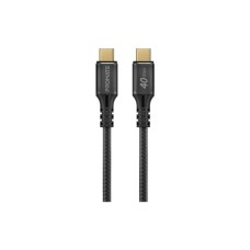 Дата кабель USB-C to USB-C 2.0m Promate (powerbolt240-2m.black)