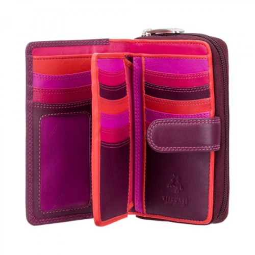 Гаманець Visconti R13 Carmelo з RFID Plum Multi (R13 PLUM M)
