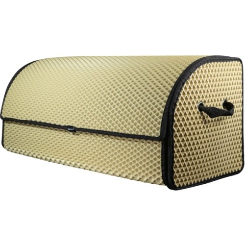 Сумка-органайзер EVAtech L-PRO 32x75x30 см. Ромб бежевий з чорним кантом (BS13641OL3RIB)