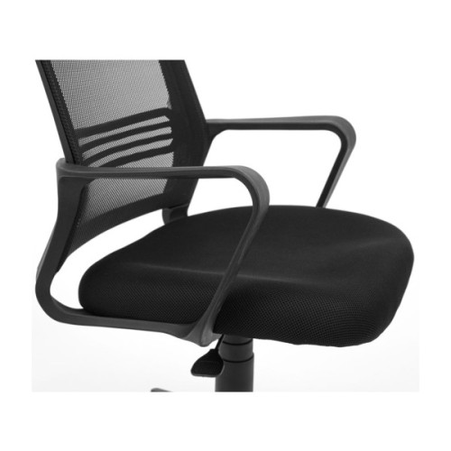 Офісне крісло Richman Джина Пластик Піастра Сітка чорна (ADD0002930)