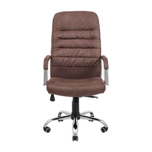 Офісне крісло Richman Ліон Ю Хром П5 M-2 (Anyfix) Мустанг Кофе (R00000050117)