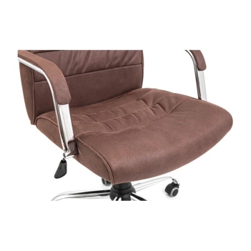 Офісне крісло Richman Ліон Ю Хром П5 M-2 (Anyfix) Мустанг Кофе (R00000050117)