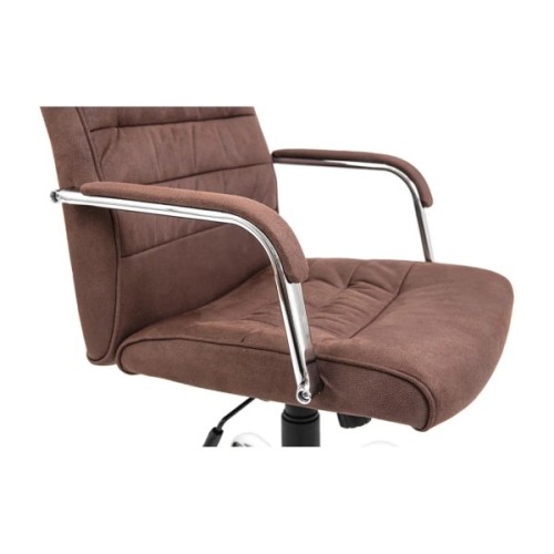 Офісне крісло Richman Ліон Ю Хром П5 M-2 (Anyfix) Мустанг Кофе (R00000050117)