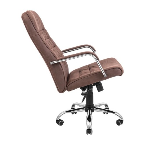 Офісне крісло Richman Ліон Ю Хром П5 M-2 (Anyfix) Мустанг Кофе (R00000050117)