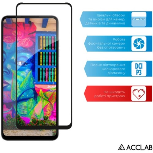 Скло захисне ACCLAB Full Glue Tecno Spark Go 2024 Black (1283126589096)