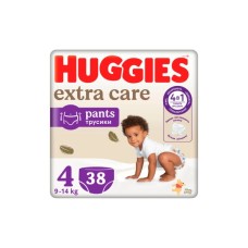 Підгузки Huggies Extra Care Pants 4 9-14 кг 38 шт (5029053549323)