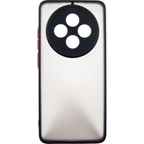 Чохол до мобільного телефона Dengos Oppo Reno12 F 4G Case Matte + Glass (Black) (DG-KM-157)