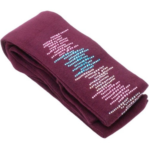 Колготки дитячі BNM зі стразами (M0C0302-2031-7G-burgundy)