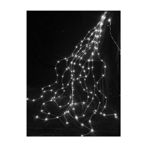 Гірлянда Chomik Оберемок струн 200 LED 10х2 м, холодний білий, IP44, від мережі (5900779901797)