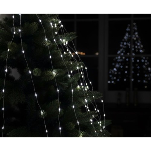 Гірлянда Chomik Оберемок струн 200 LED 10х2 м, холодний білий, IP44, від мережі (5900779901797)