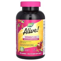 Мультивітамін Nature's Way Мультивітаміни для жінок 50+, смак ягід, Alive! Women''s 50+ Gummy Mu (NWY-11537)
