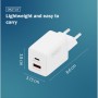 Зарядний пристрій Digitus 1xUSB-C + 1xUSB PD45W GaN white (DA-10302)