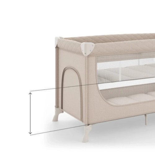 Дитячий манеж Kinderkraft с пеленатором Leody Up Beige (5902533930128)