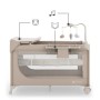 Дитячий манеж Kinderkraft с пеленатором Leody Up Beige (5902533930128)