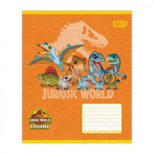 Зошит Yes Jurassic World Dino А5 12 аркушів лінія (768712)