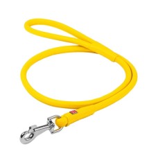 Повідець для собак WAUDOG Glamour круглий L d 13 мм Д 122 см жовтий (33798)