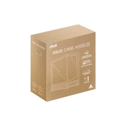 Корпус для ПК ASUS A31 Plus White Tempered Glass (90DC00R3-B19000)